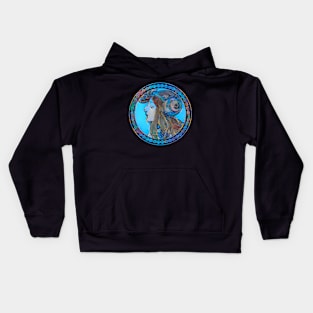 Copy of Framed Dream of Vitrail Pour la facade de la Boutique Fouquet Kids Hoodie